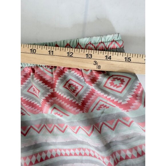 Burlebo Aztec Print Swim Shorts Mens XL Pink Geometric Beach Resort - Picture 9 of 13